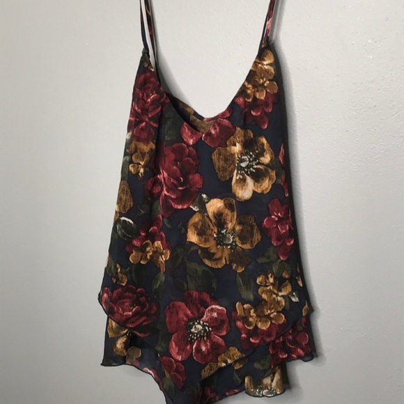 Abercrombie & Fitch Tops - Abercrombie & Fitch floral tank top size medium